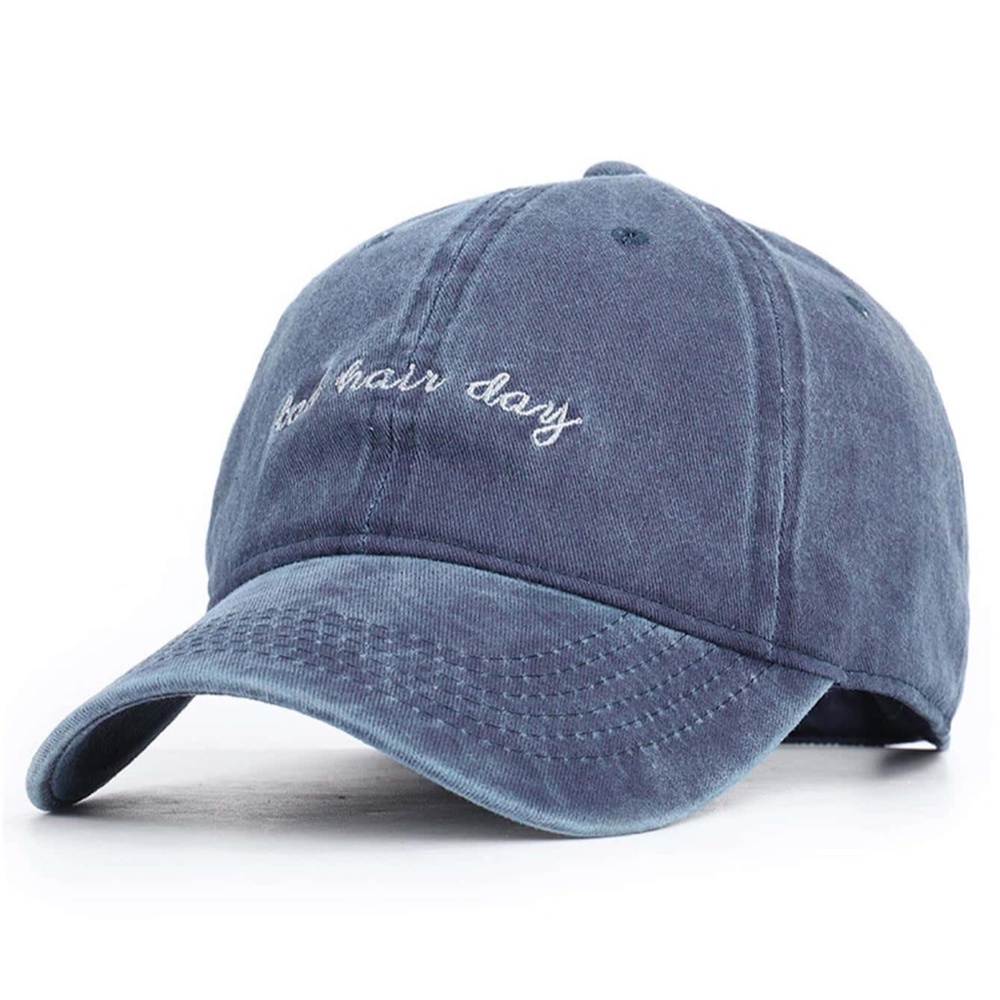 Denim Vintage wash Adjustable Baseball cap - Picture 5 of 6